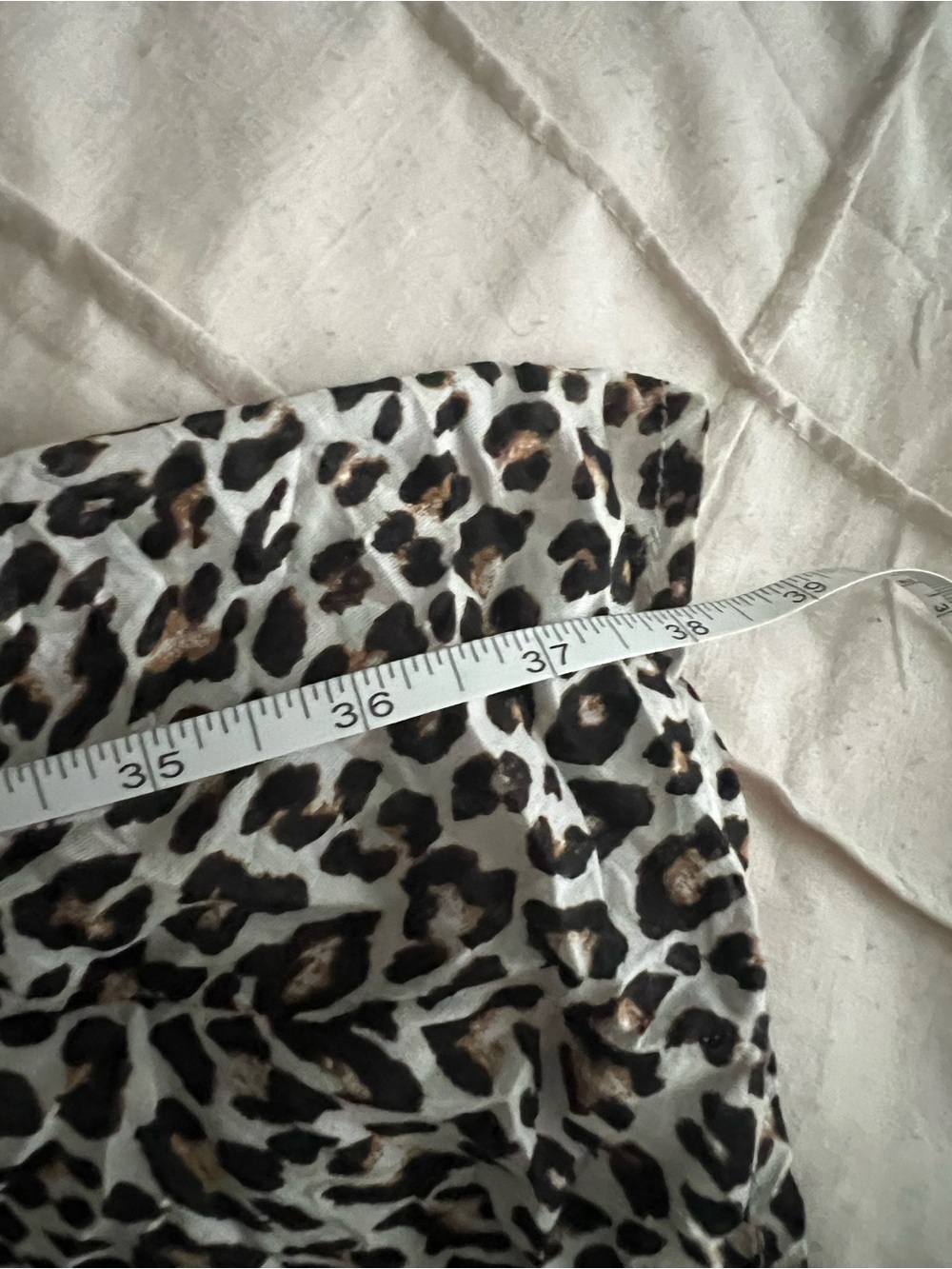 J. Crew Strapless Smocked Maxi Dress in White and Black Leopard - Picture 10 of 10